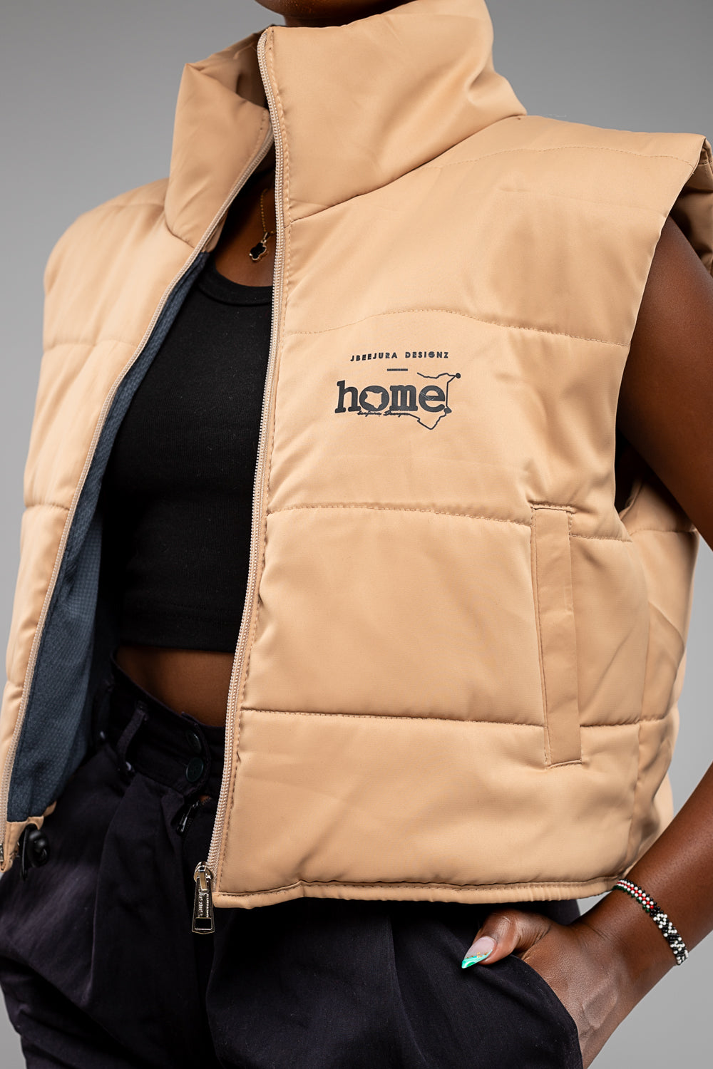 Croped Luna Jacket - Tortilla