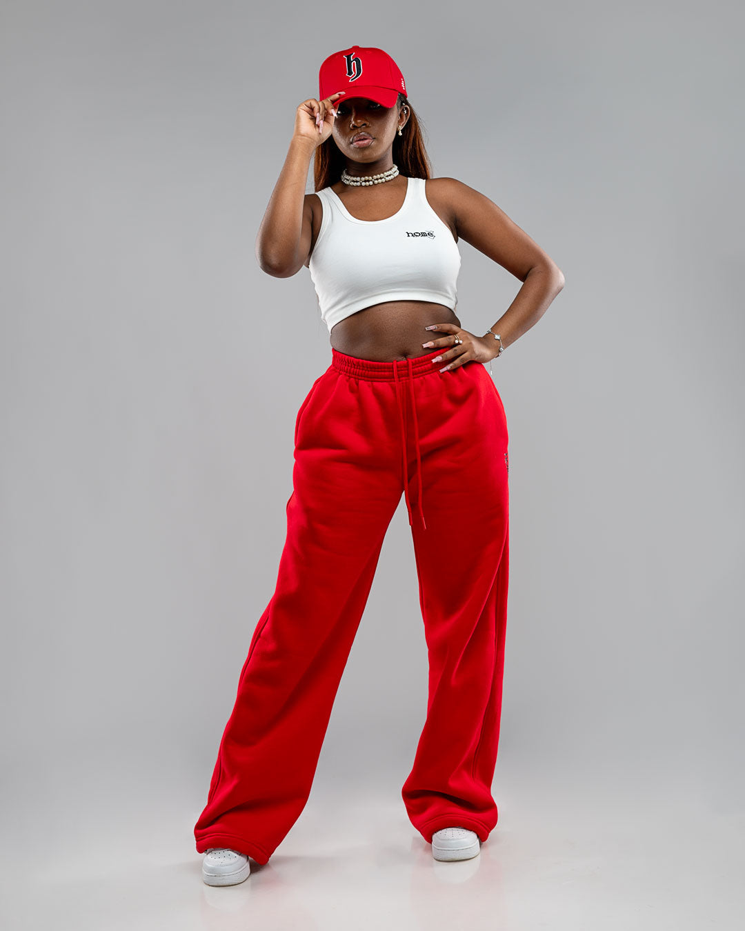 Womens Cosy Pants - Red (NUVETRA™ Fabric)