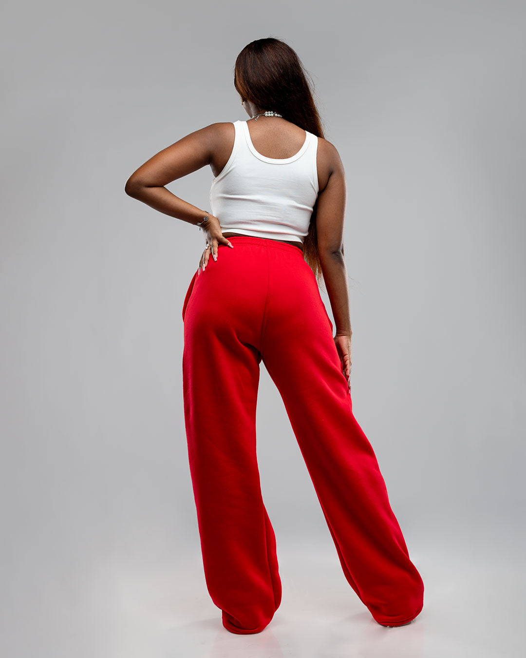 Womens Cosy Pants - Red (NUVETRA™ Fabric)