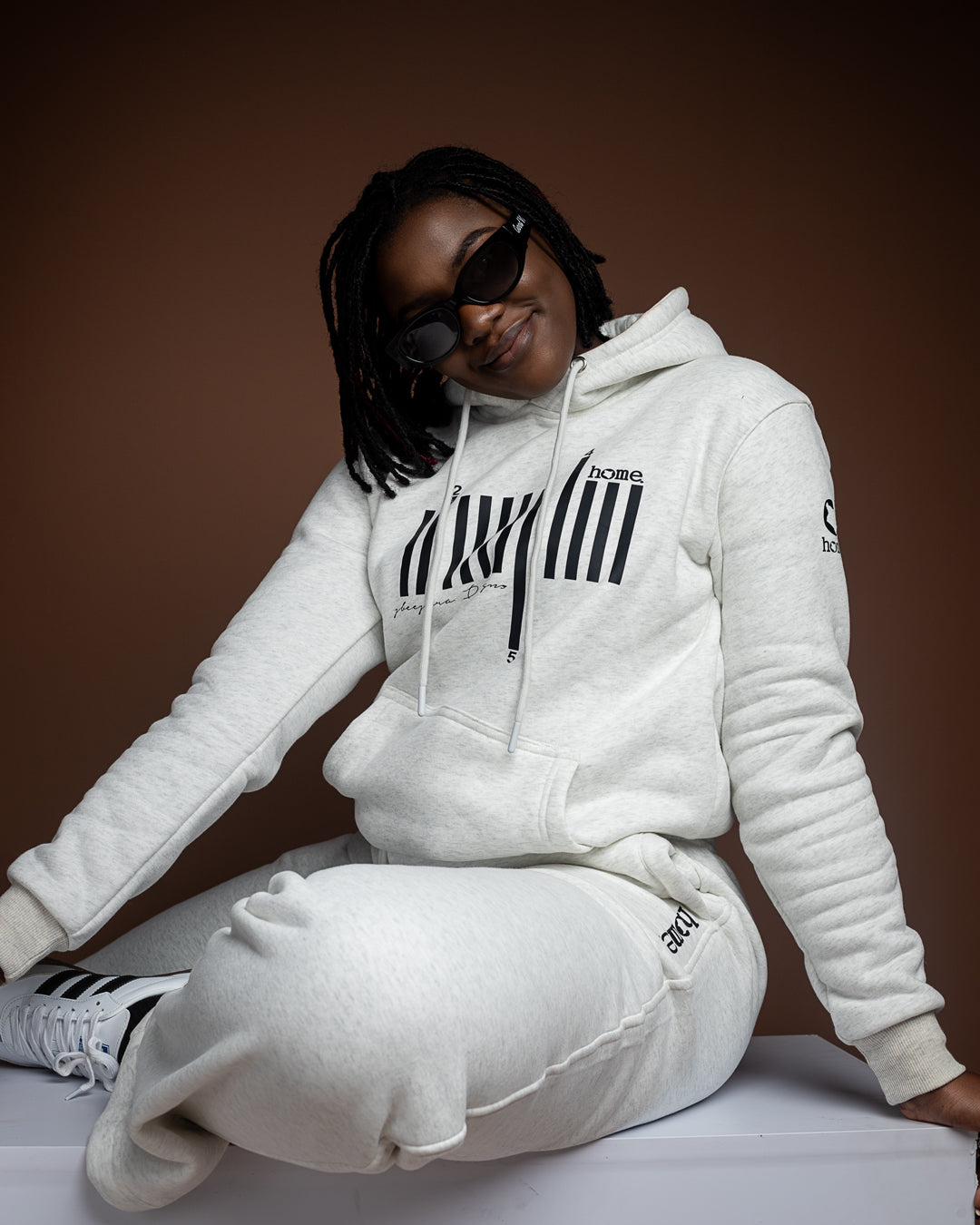 Hoodie - Mixed White (Heavy Fabric)