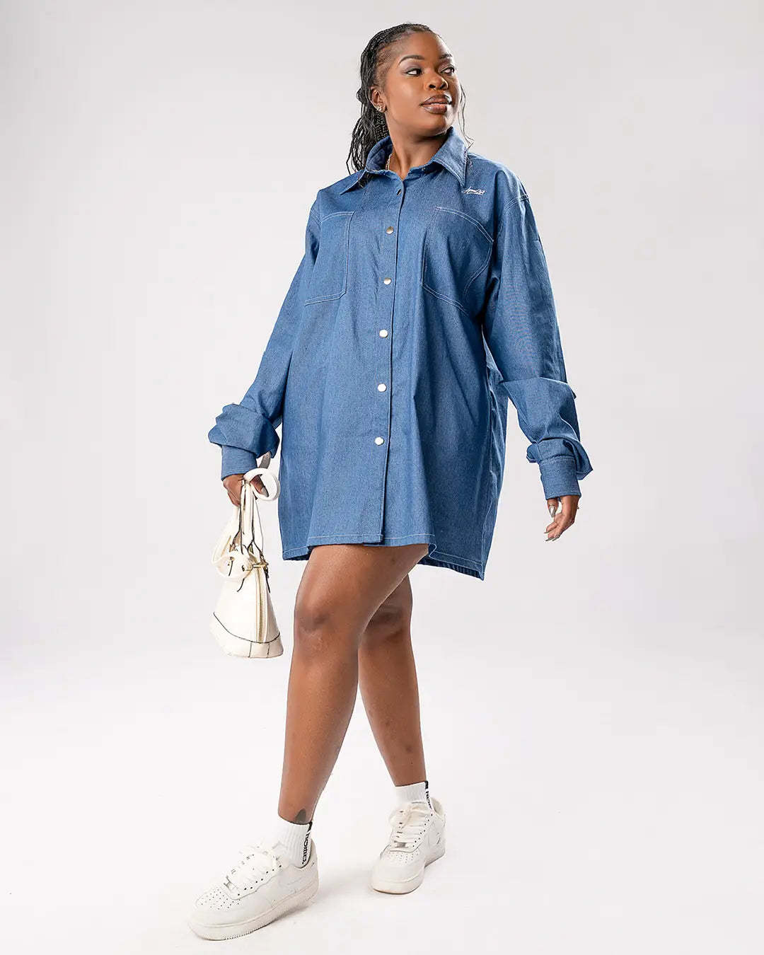Aero Classic Shirt – Mid Wash Blue