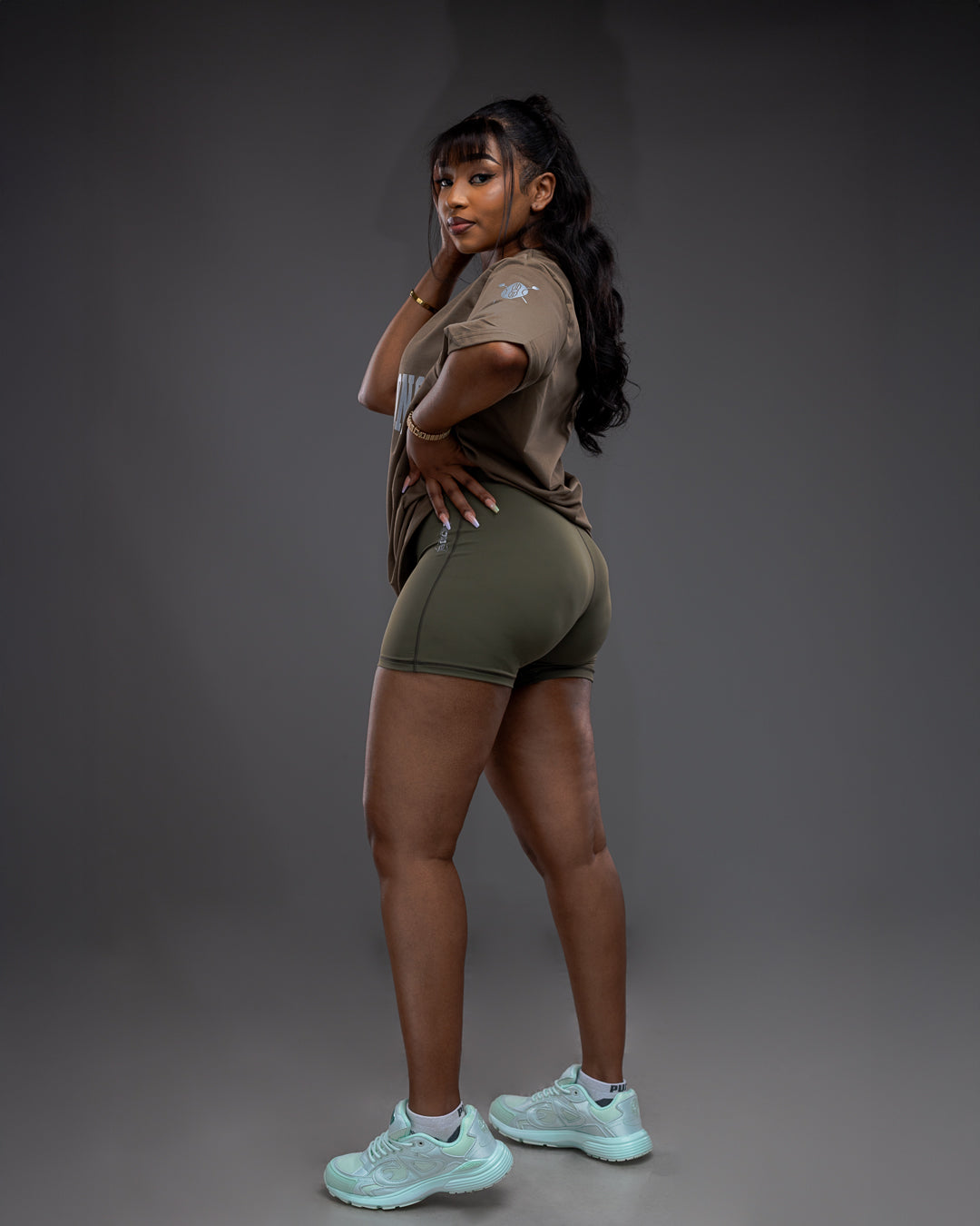 Bike Shorts - Vintage Green