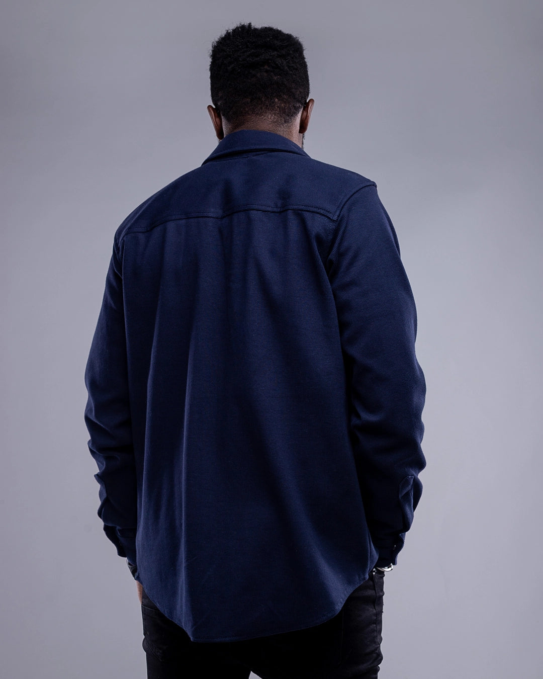 Stature Shirt - Navy Blue