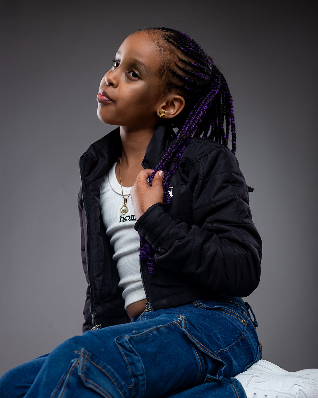Kids Luxe Jacket - Black