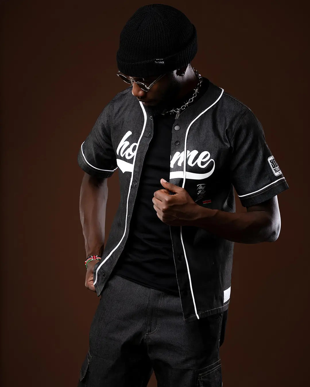 Aero Baseball Shirt – Night Denim