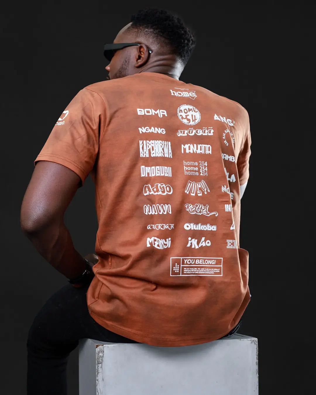 Acid Wash T-Shirt - Chestnut