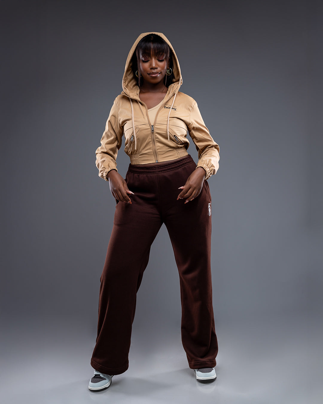 Zuma Cropped Bomber Jacket - Tortilla
