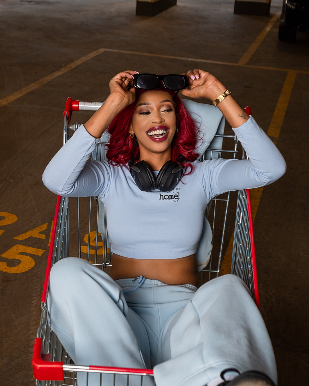 Aria Long Sleeved Top - Sky Blue