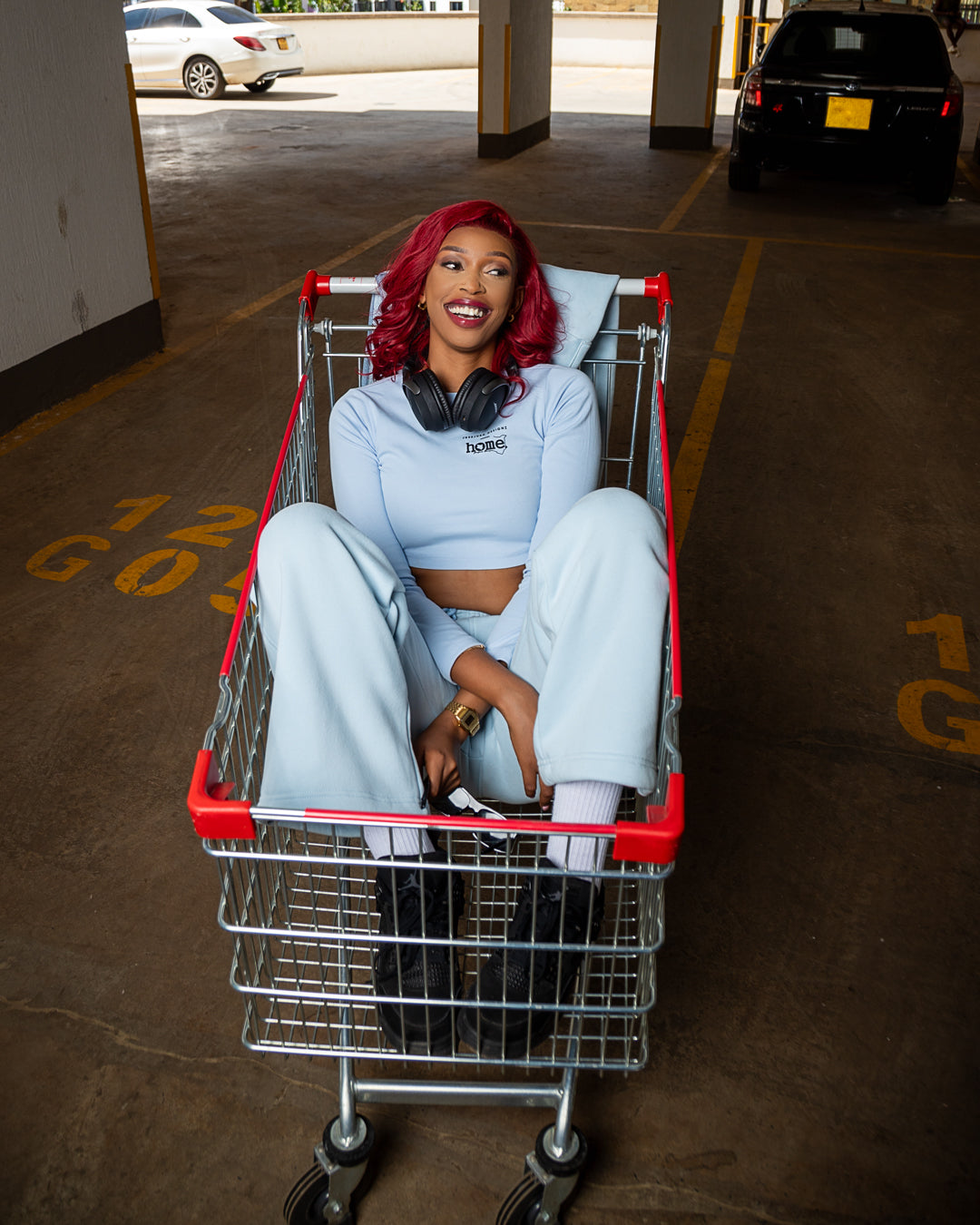 Aria Long Sleeved Top - Sky Blue