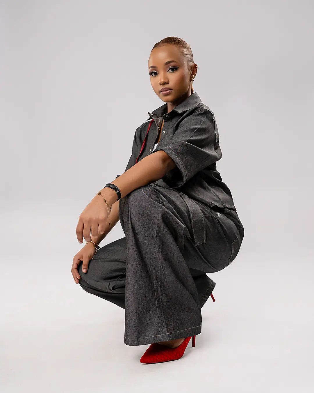 Cloud Cargo Set – Night Denim