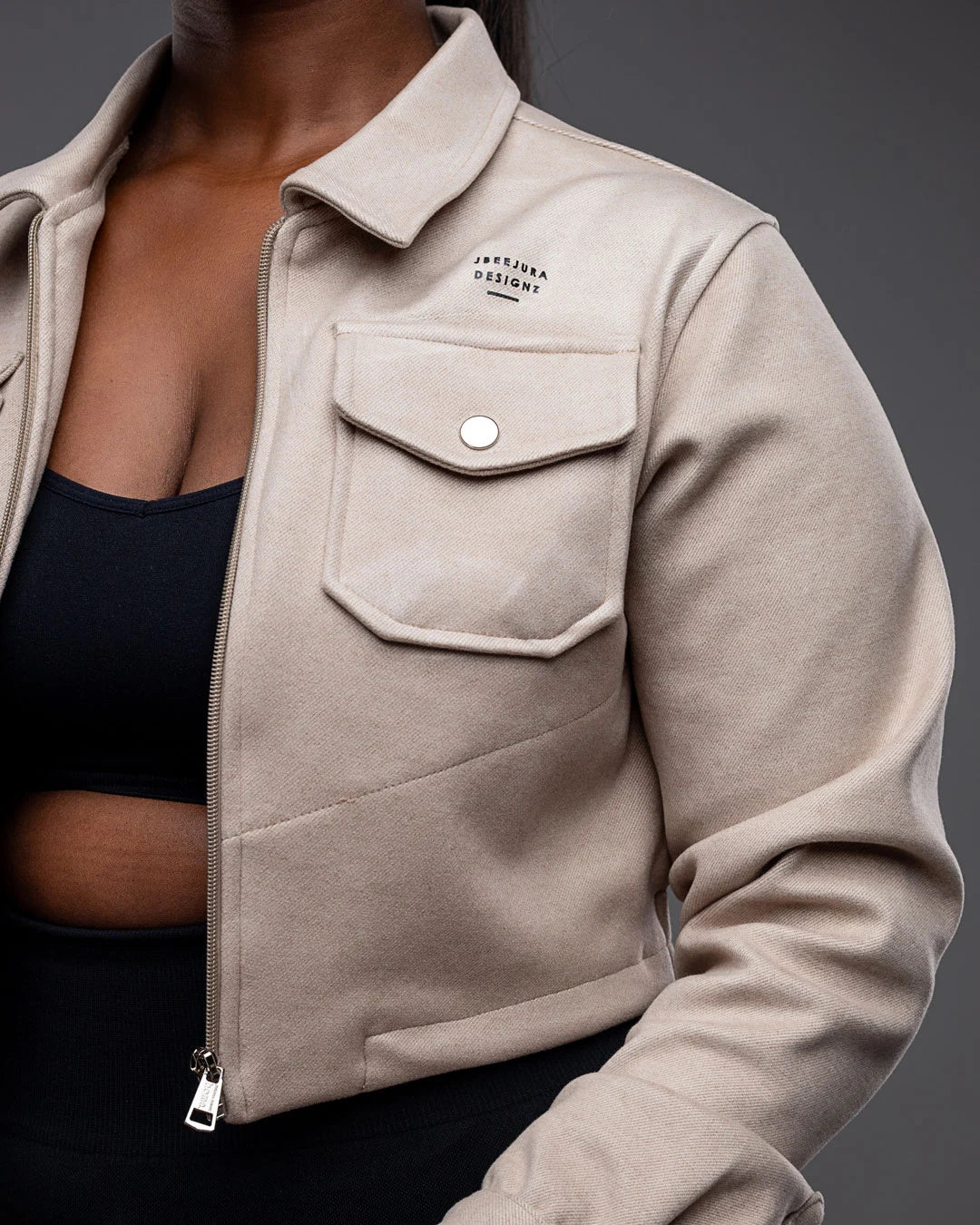 The Light Brown Cropped Dapper Set