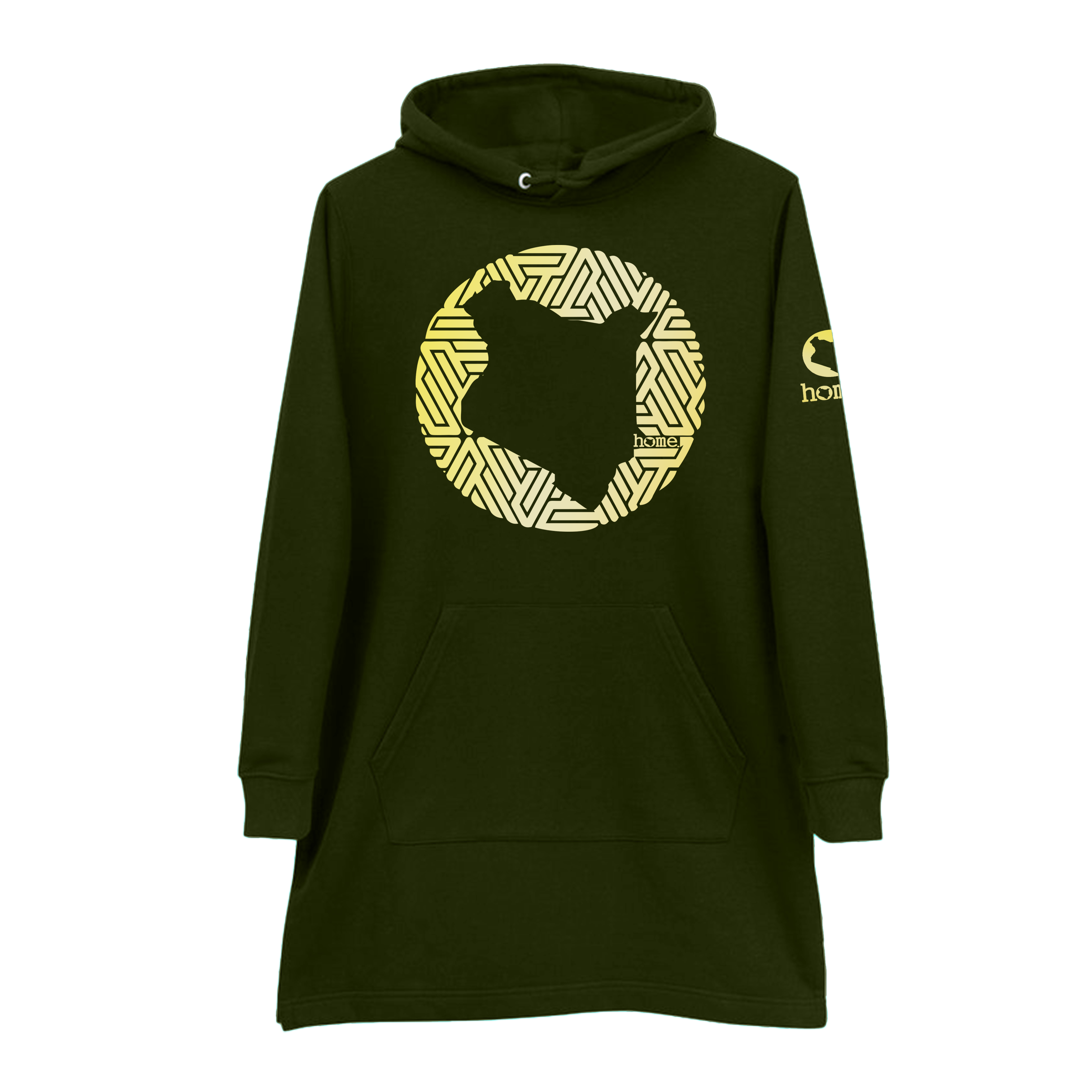 Hoodie Dress - Rich Green (Nuvetra Fabric)