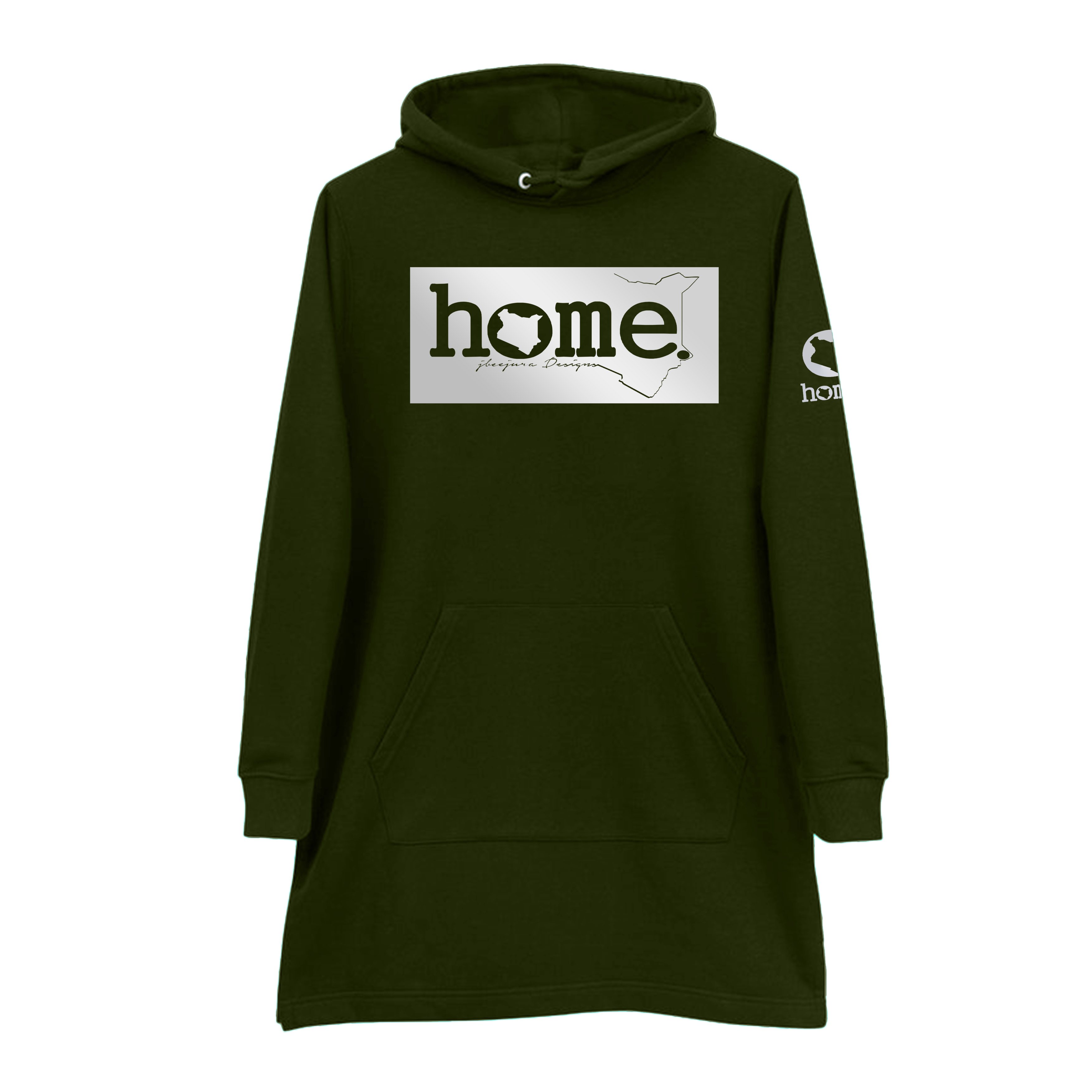 Hoodie Dress - Rich Green (Nuvetra Fabric)