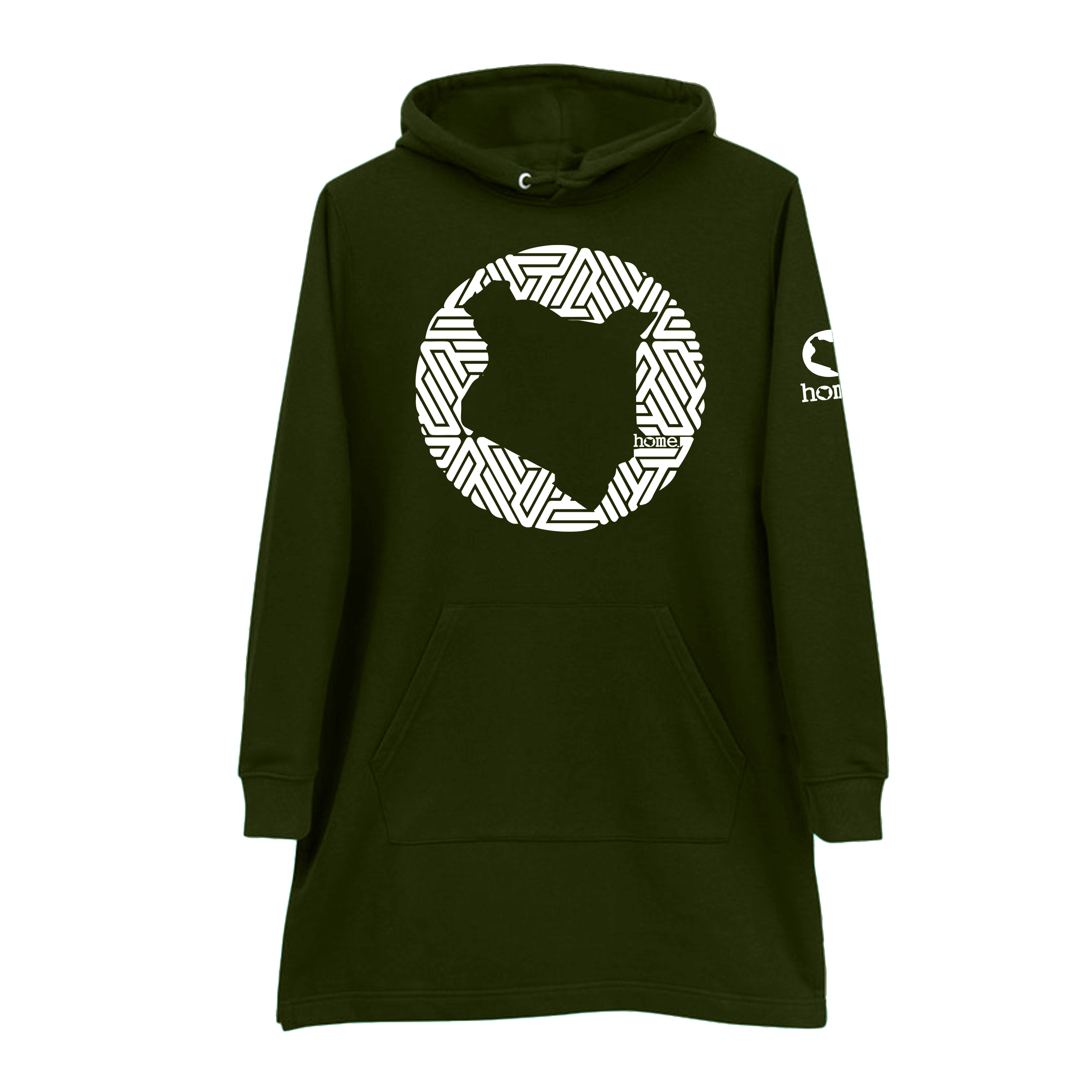 Hoodie Dress - Rich Green (Nuvetra Fabric)