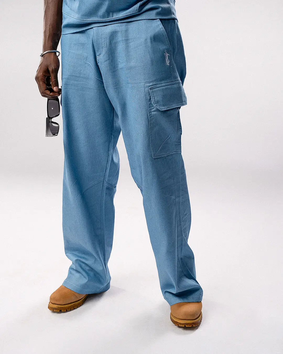 Aero Cargo Pants - Denim Air