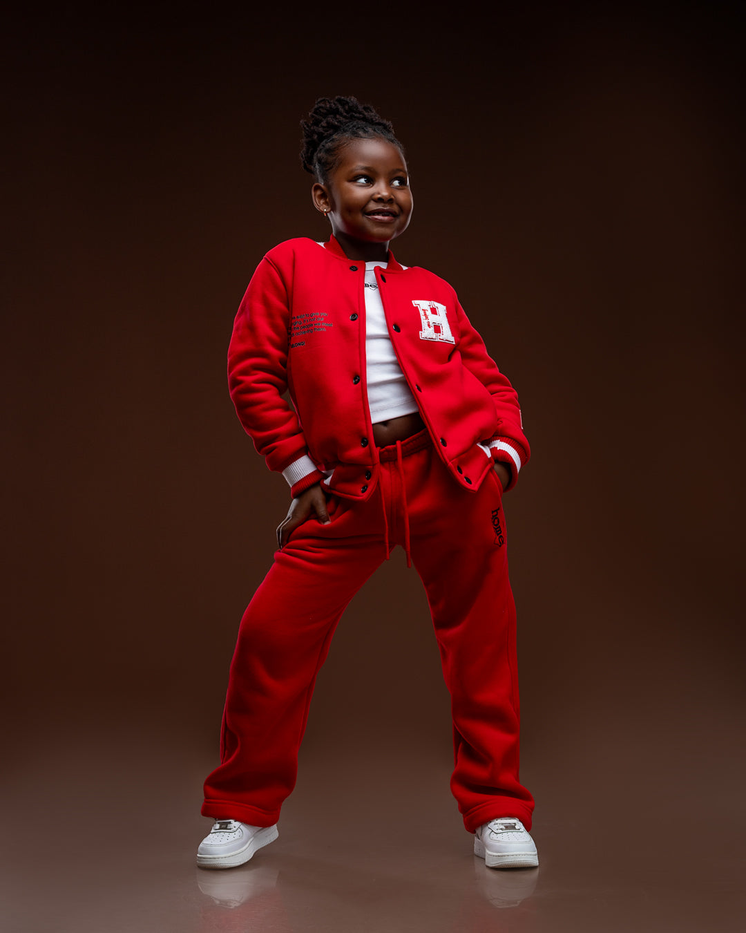 Kids Cozy Pants - Red (Heavy Fabric)