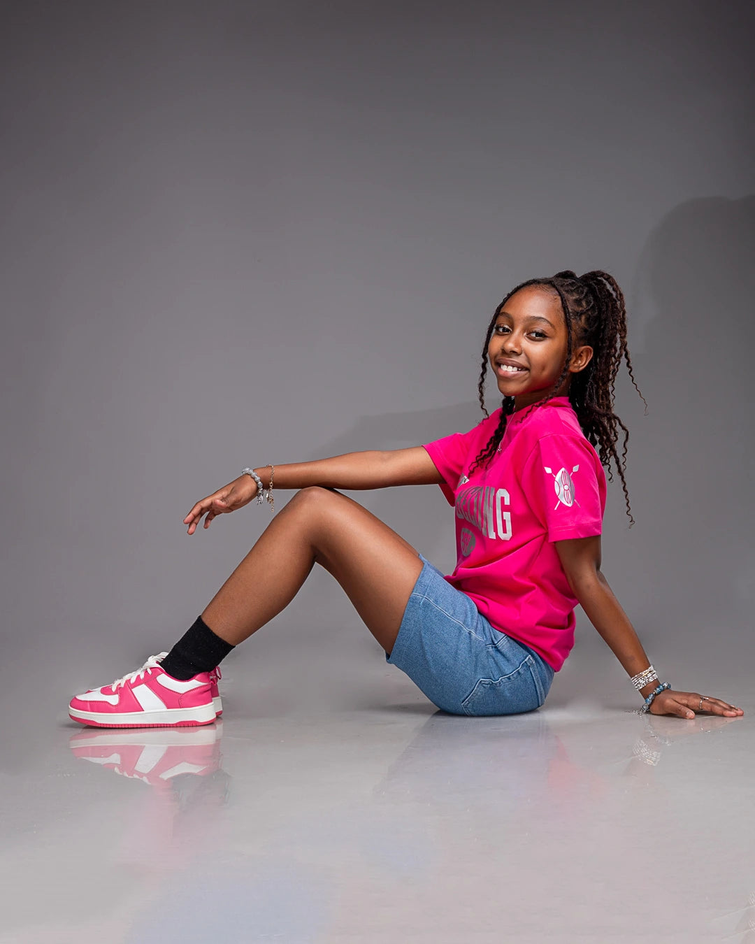 The Kids Ignite Tee - Hot Pink