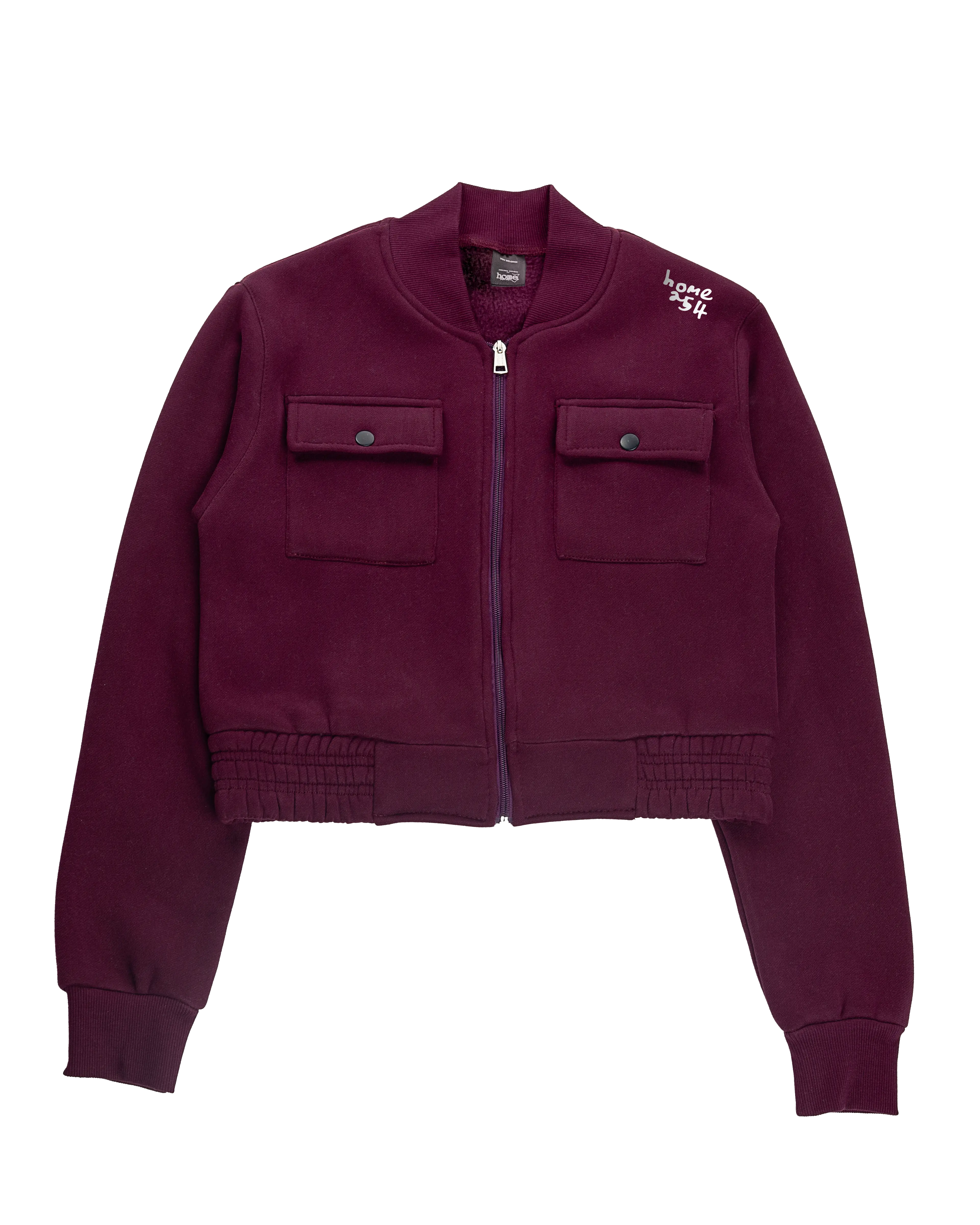 Cropped Kami Jacket - Claret
