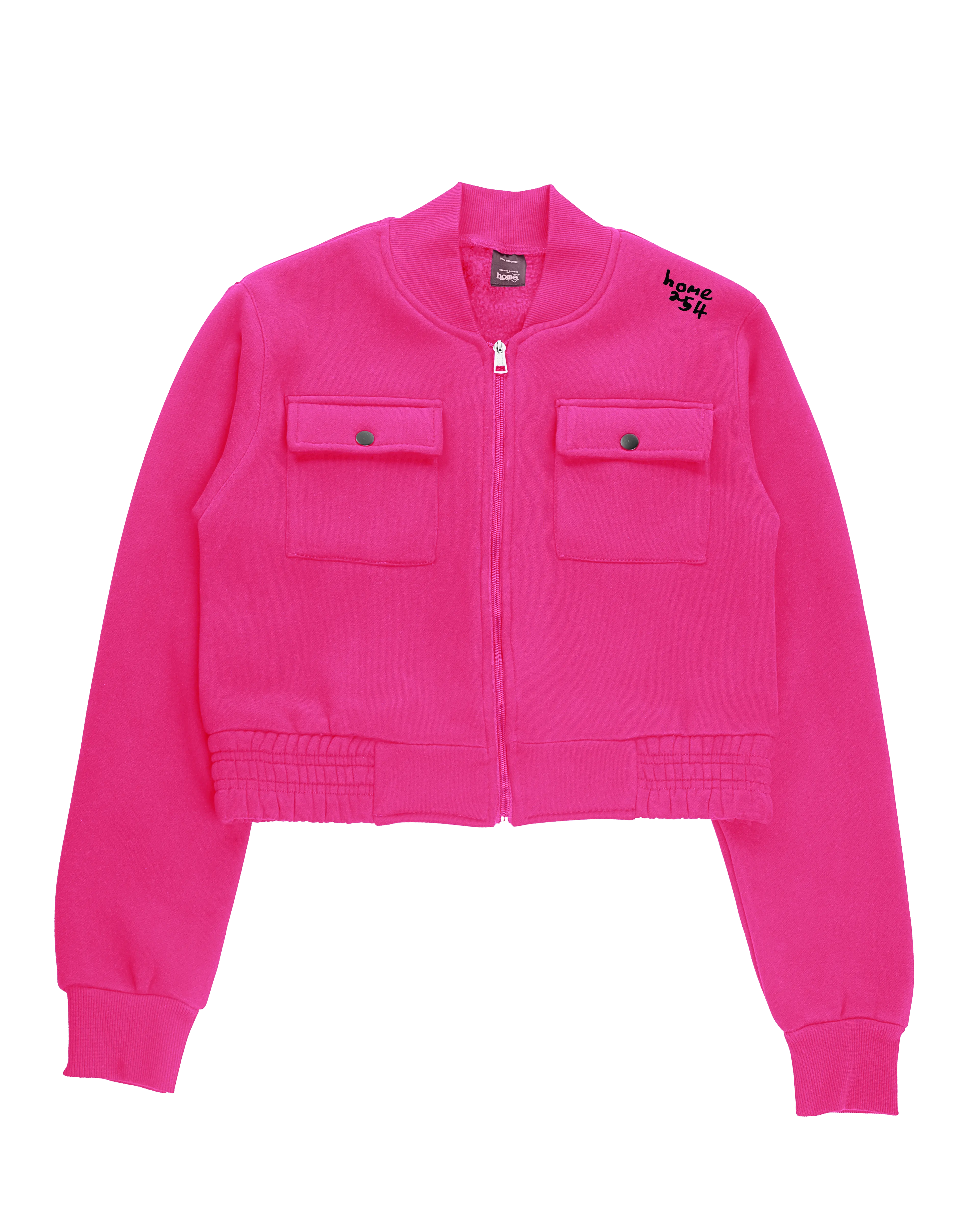 Cropped Kami Jacket - Hot Pink