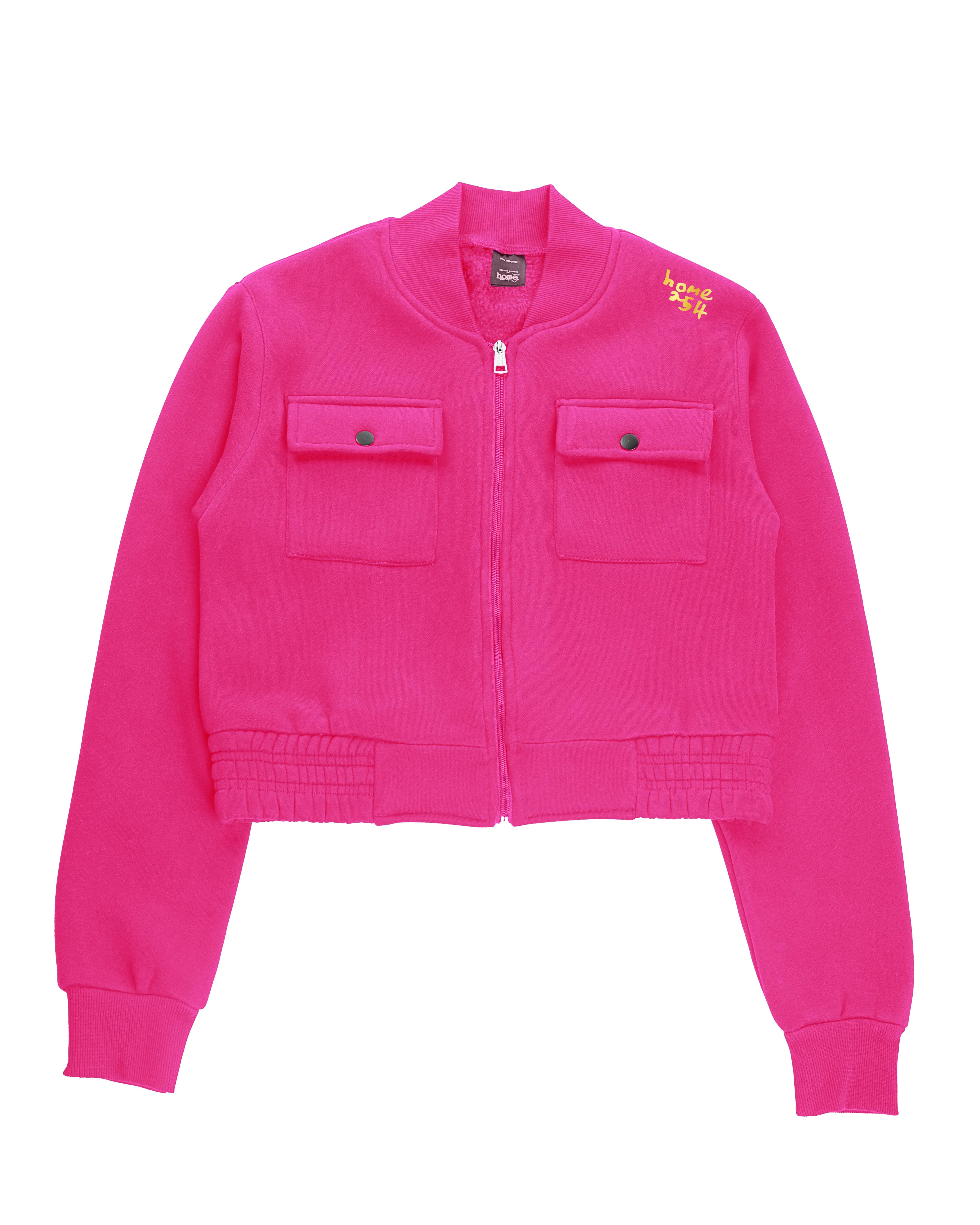 Cropped Kami Jacket - Hot Pink