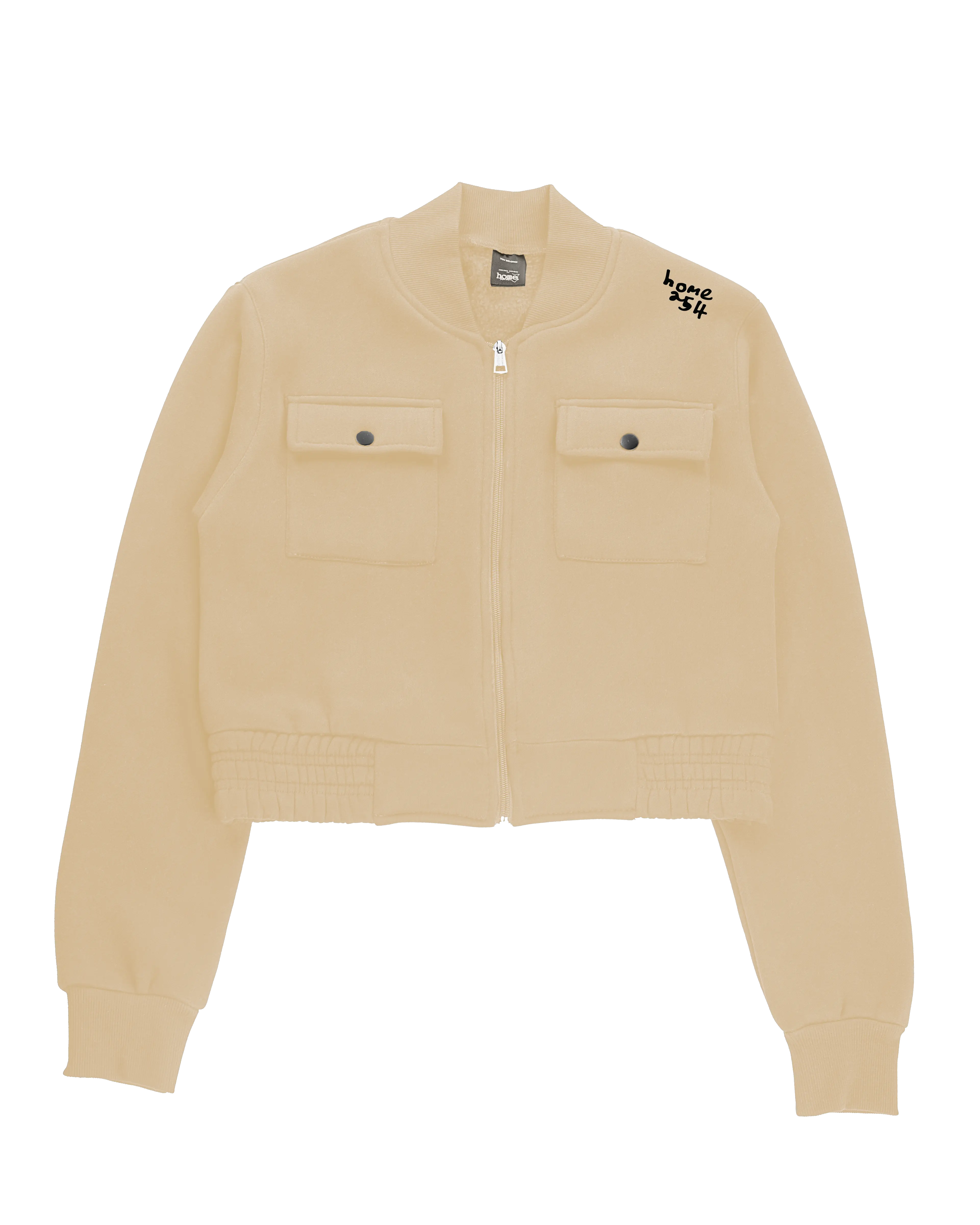 Cropped Kami Jacket - Light Brown