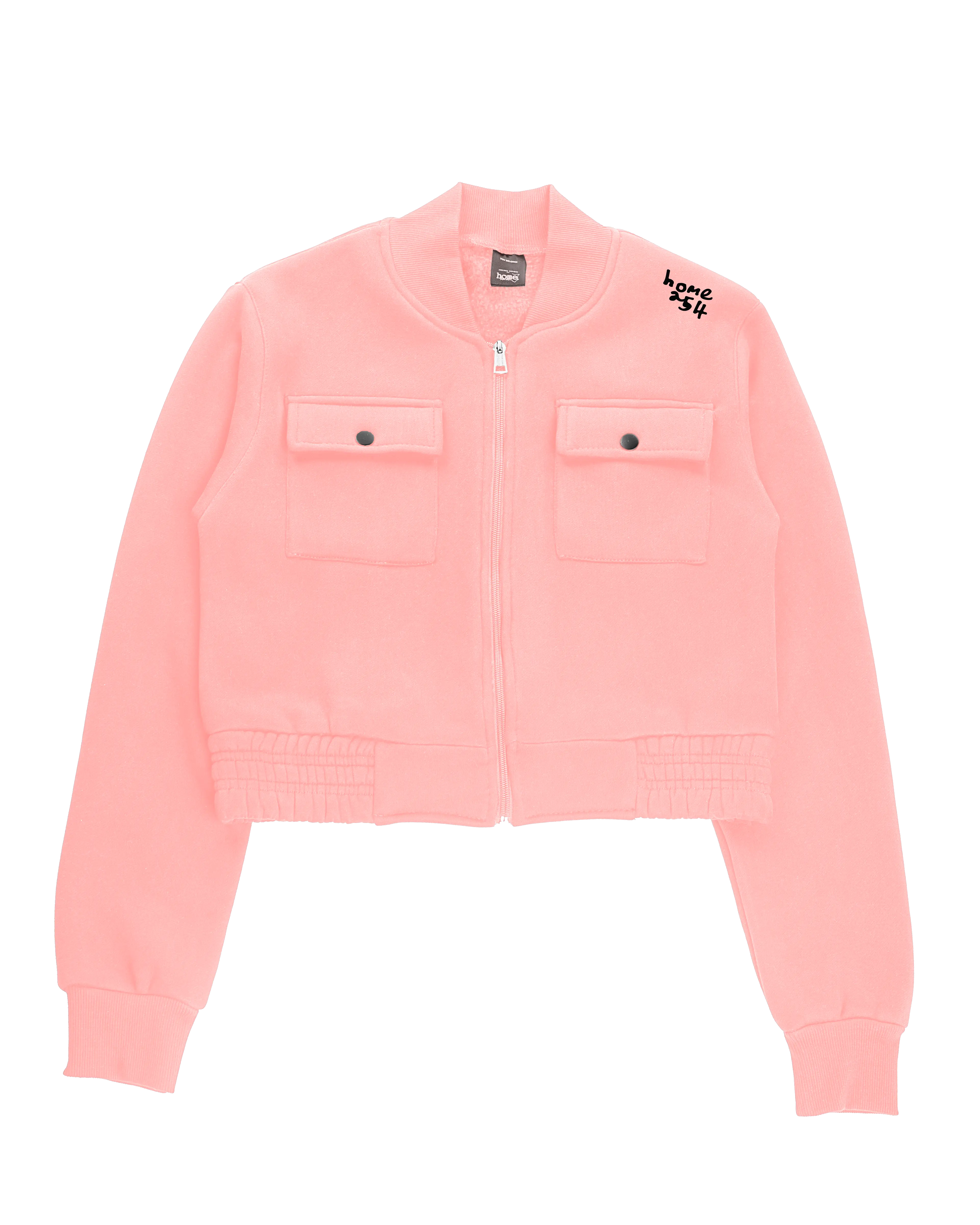 Cropped Kami Jacket - Peach