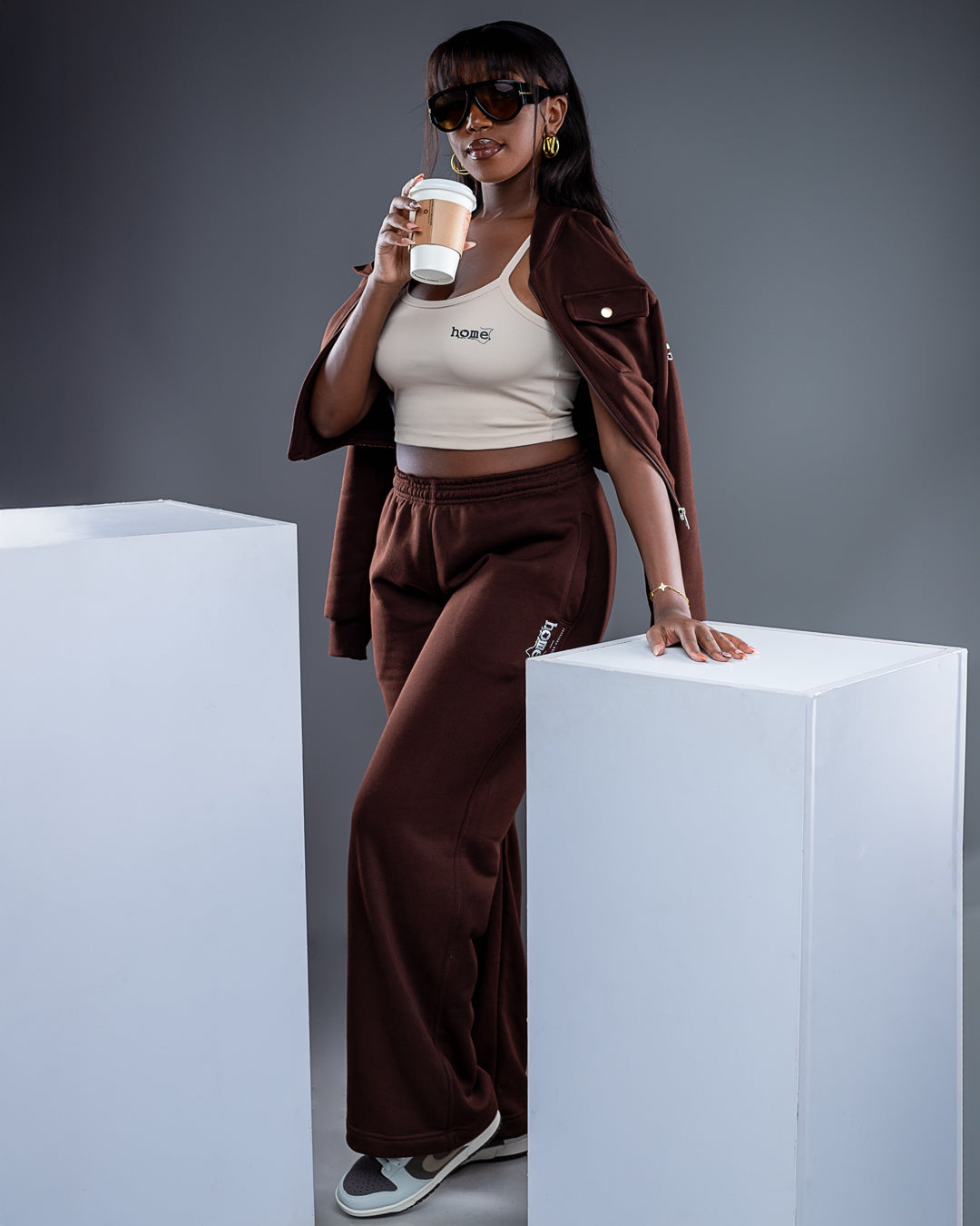 Cropped Kami Jacket - Hickory Brown