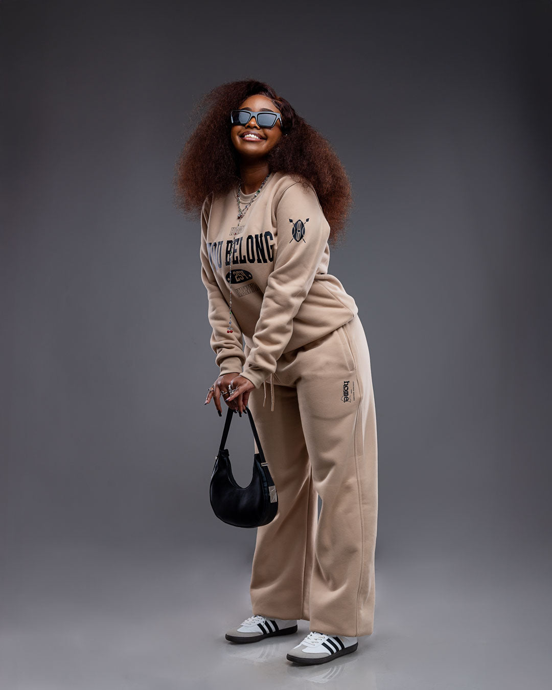 Light Brown Ignite Sweatshirt (Heavy Velvet Fabric)