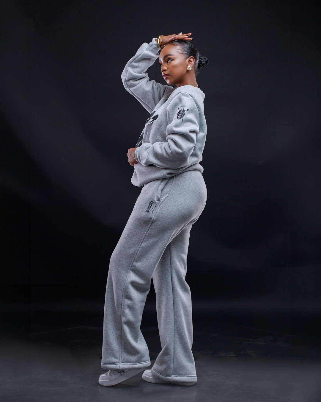 Sweatshirt - Light Grey (Heavy Velvet Fabric)