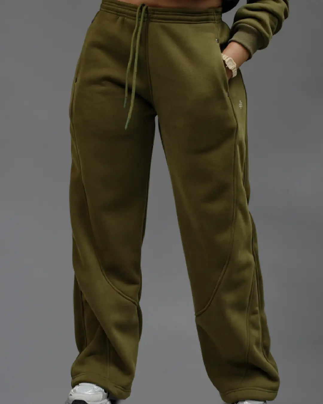 LÛME Cosy Pant – Olive Green