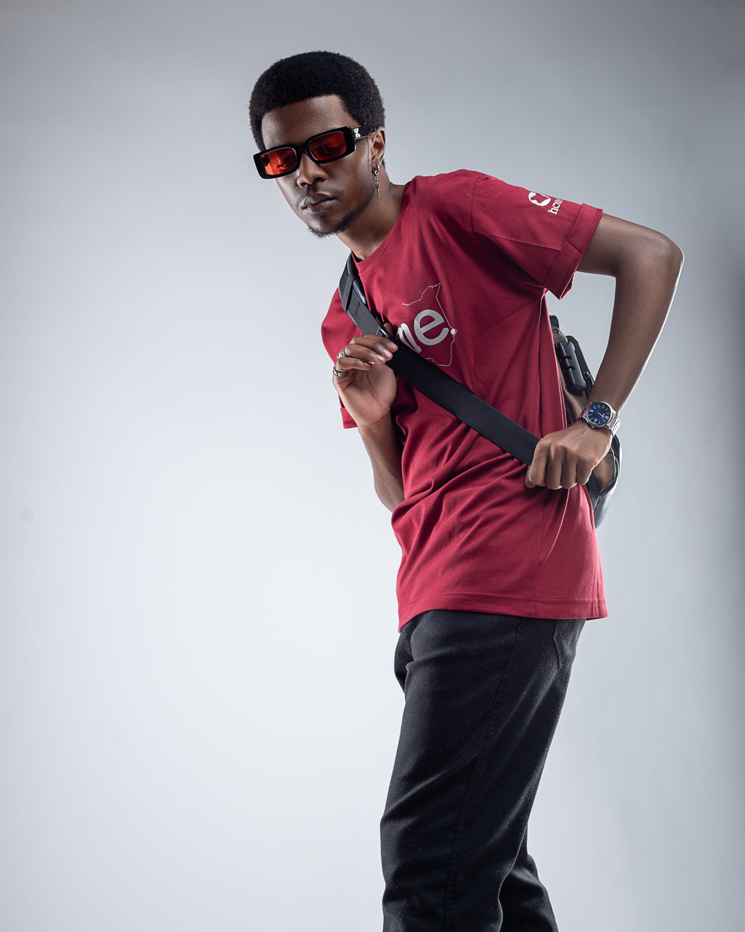 T-Shirt - Maroon Red