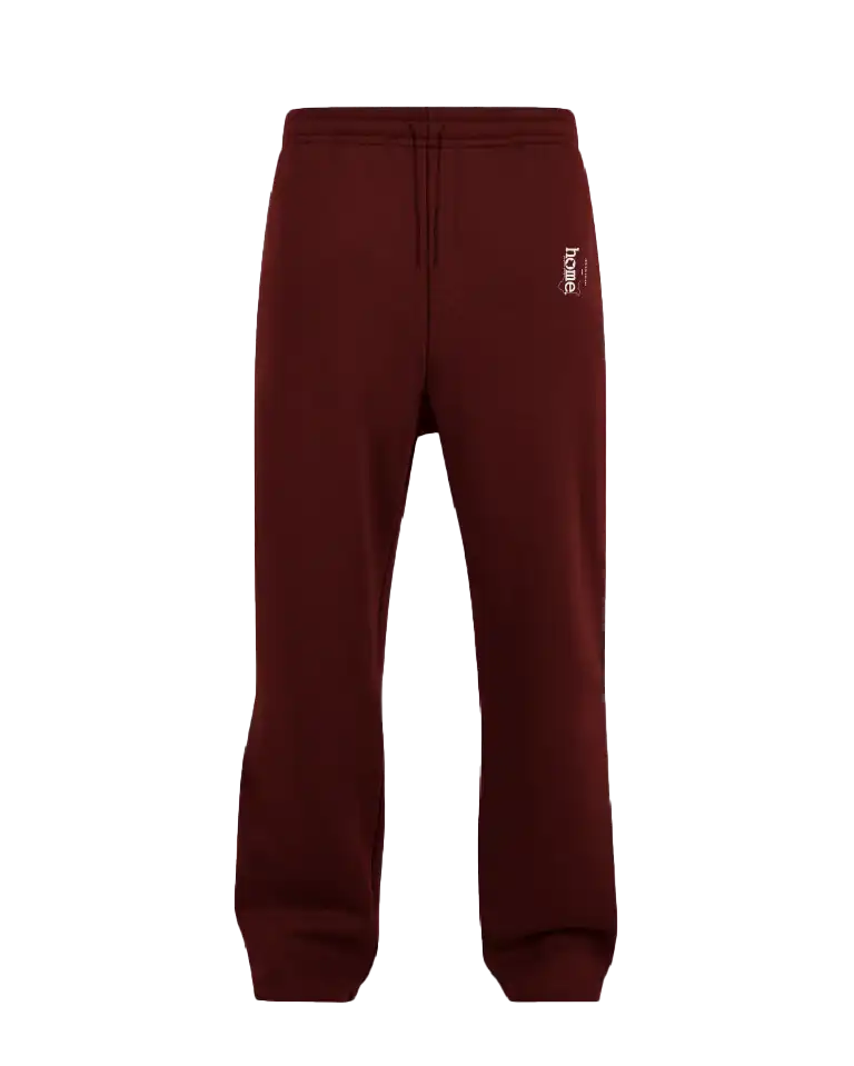 Mens Cosy Pants - Burgandy (Heavy Velvet Fabric)