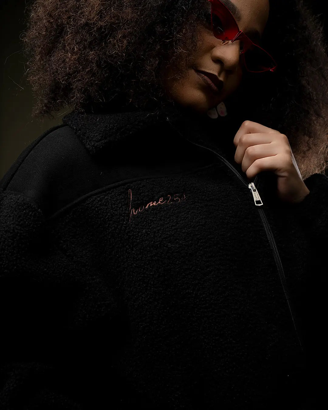 Spark Sherpa Jacket - Jet Black