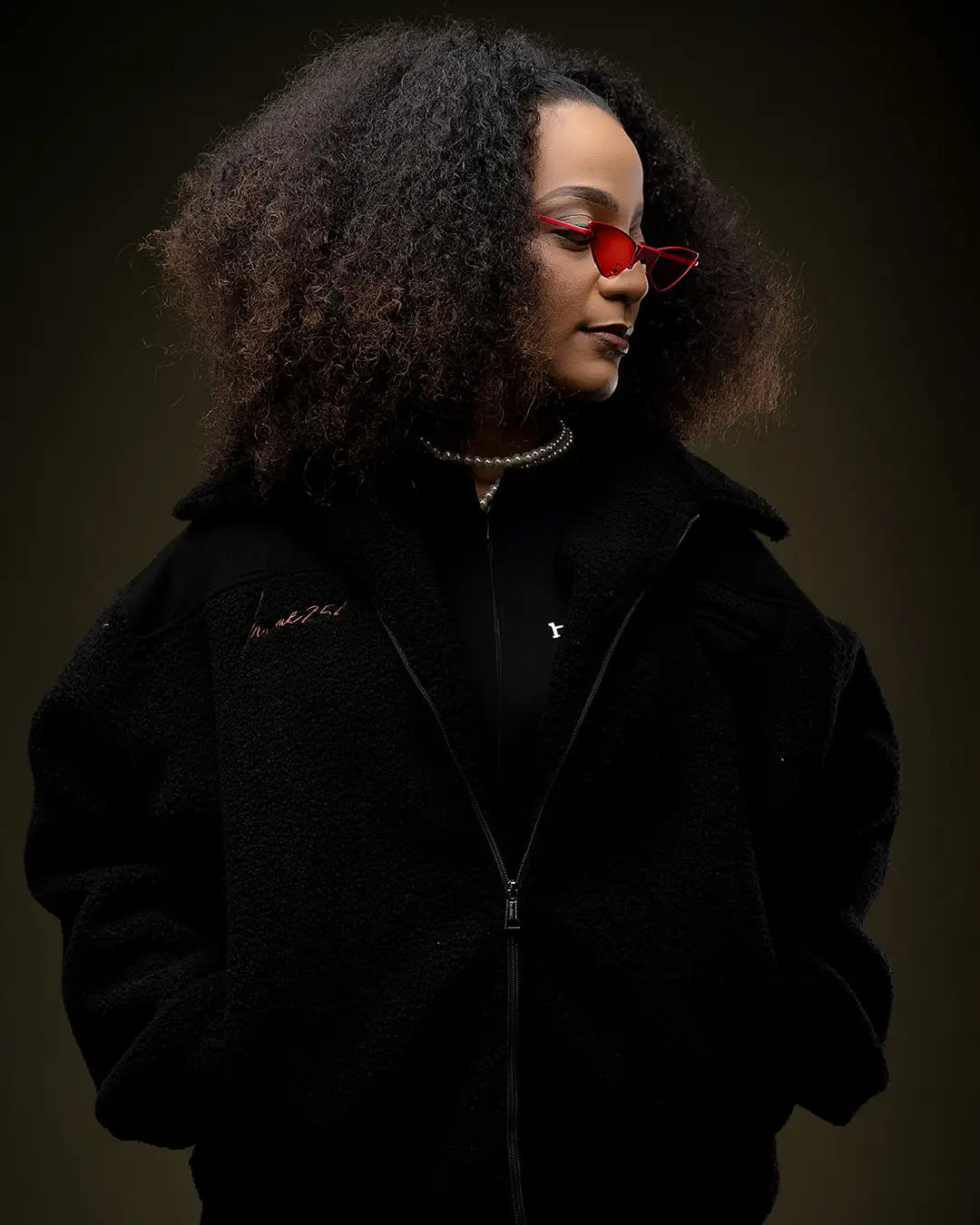 Spark Sherpa Jacket - Jet Black