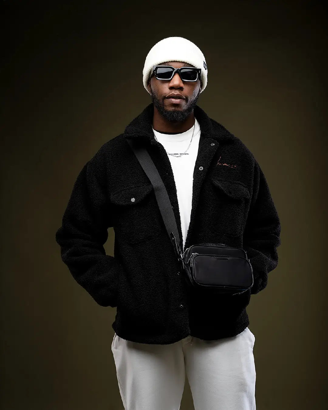 Starborn Sherpa Jacket - Jet Black