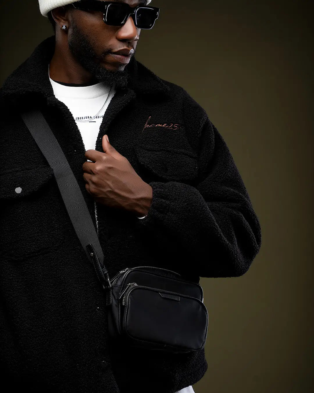 Starborn Sherpa Jacket - Jet Black