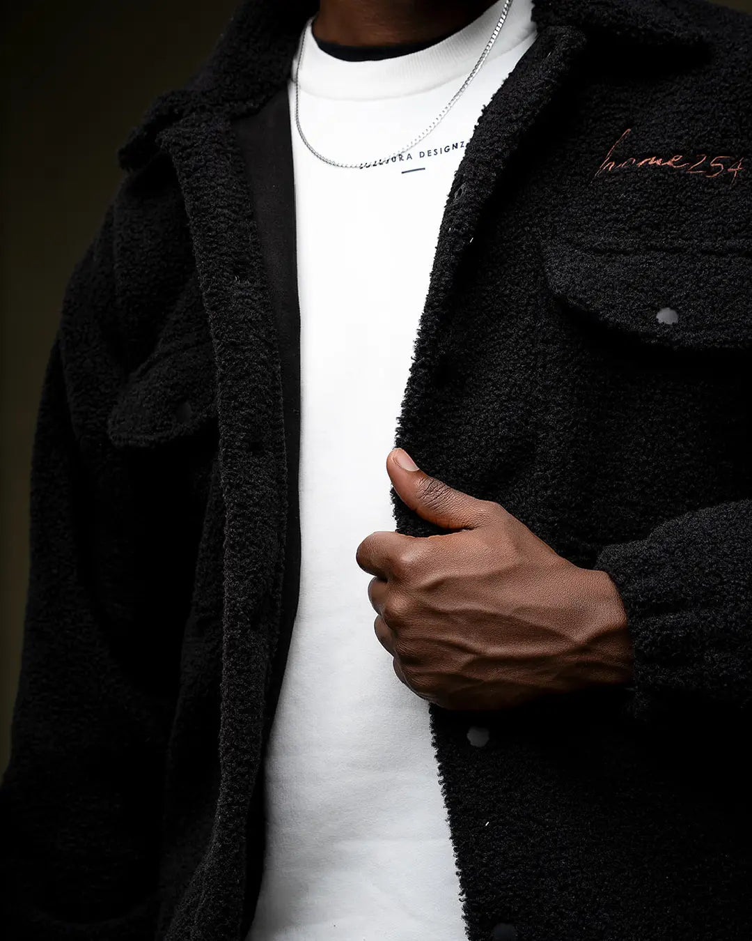 Starborn Sherpa Jacket - Jet Black
