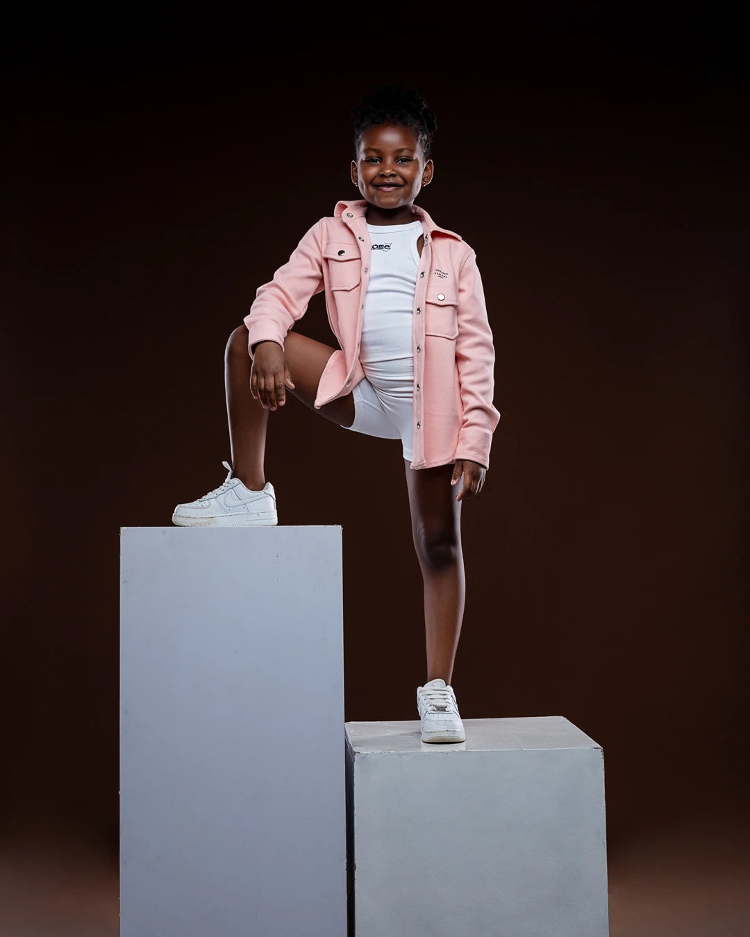 Kids Stature Shirt - Peach