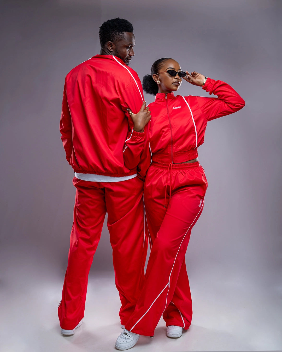 Red Haven Couple Set – His & Hers Matching Set