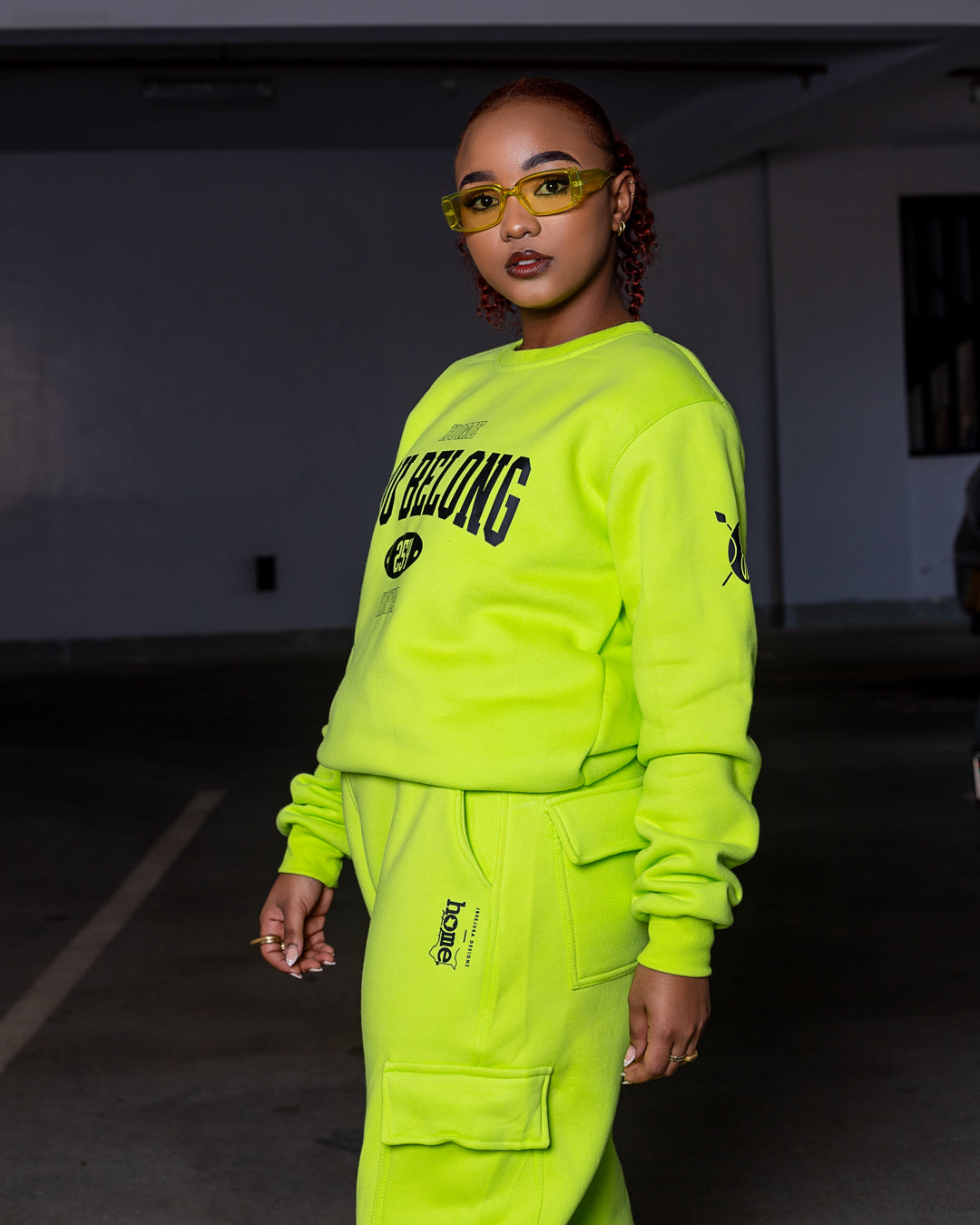 Lime Green Ignite Sweatshirt