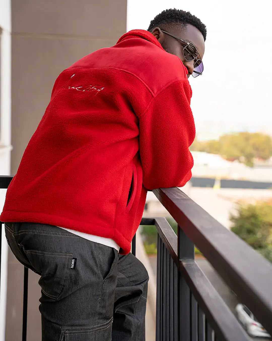 Spark Sherpa Jacket - Red