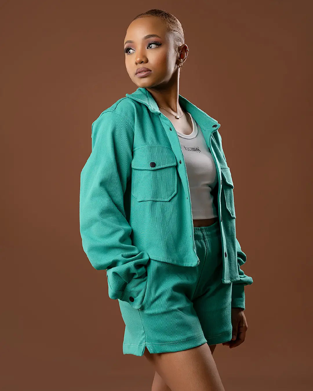 Stature Shirt - Turquoise Green