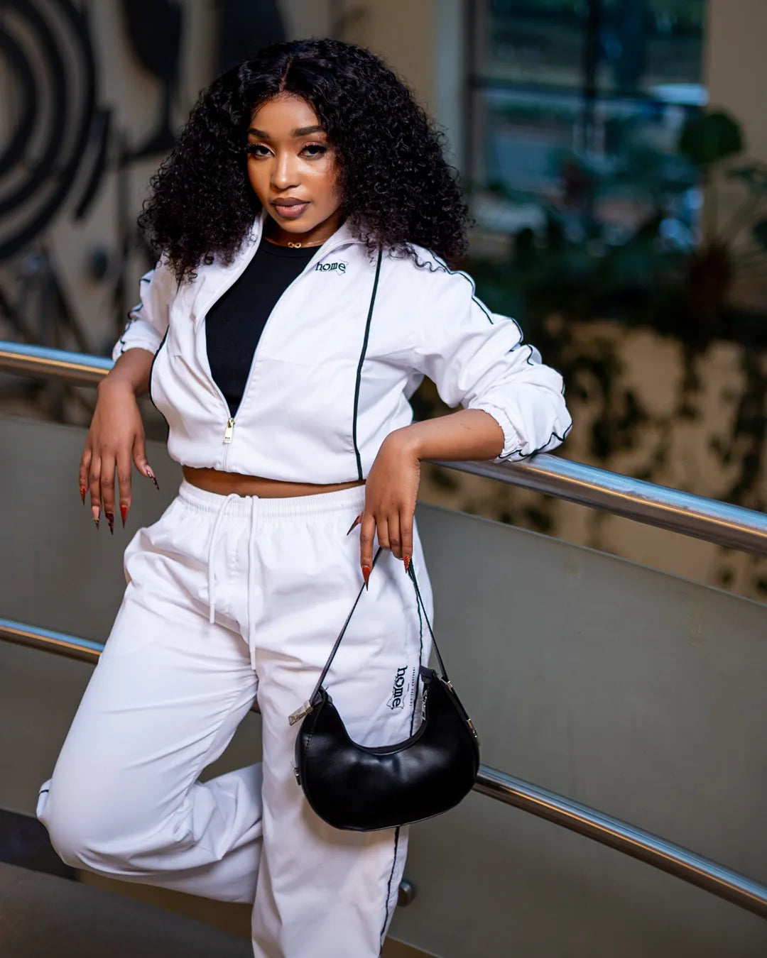 Haven Cropped Jacket – White