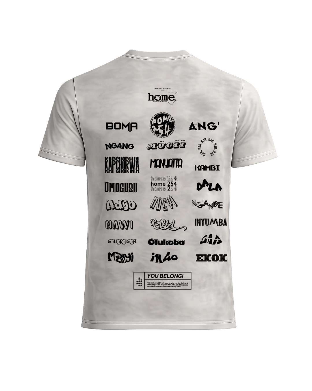 Acid Wash T-Shirt — Creamy White