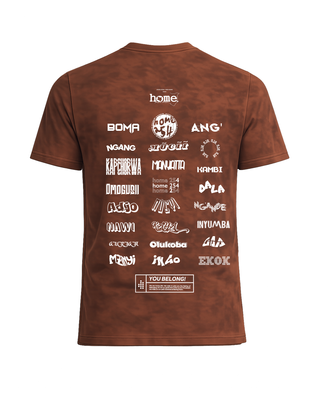 Acid Wash T-Shirt - Chestnut