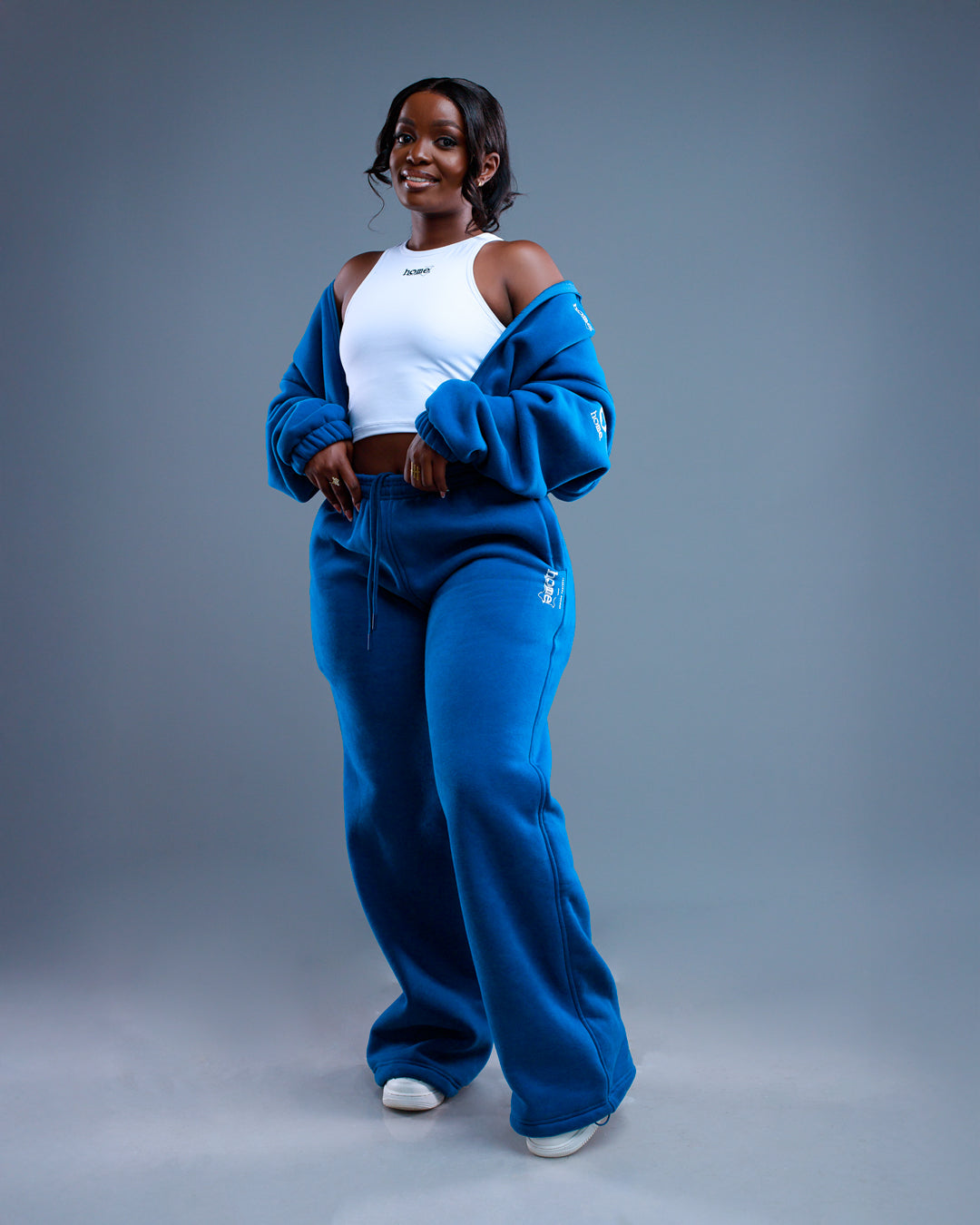 Cosy Pants – Teal Blue (Heavy Fabric) | Ready to Deliver