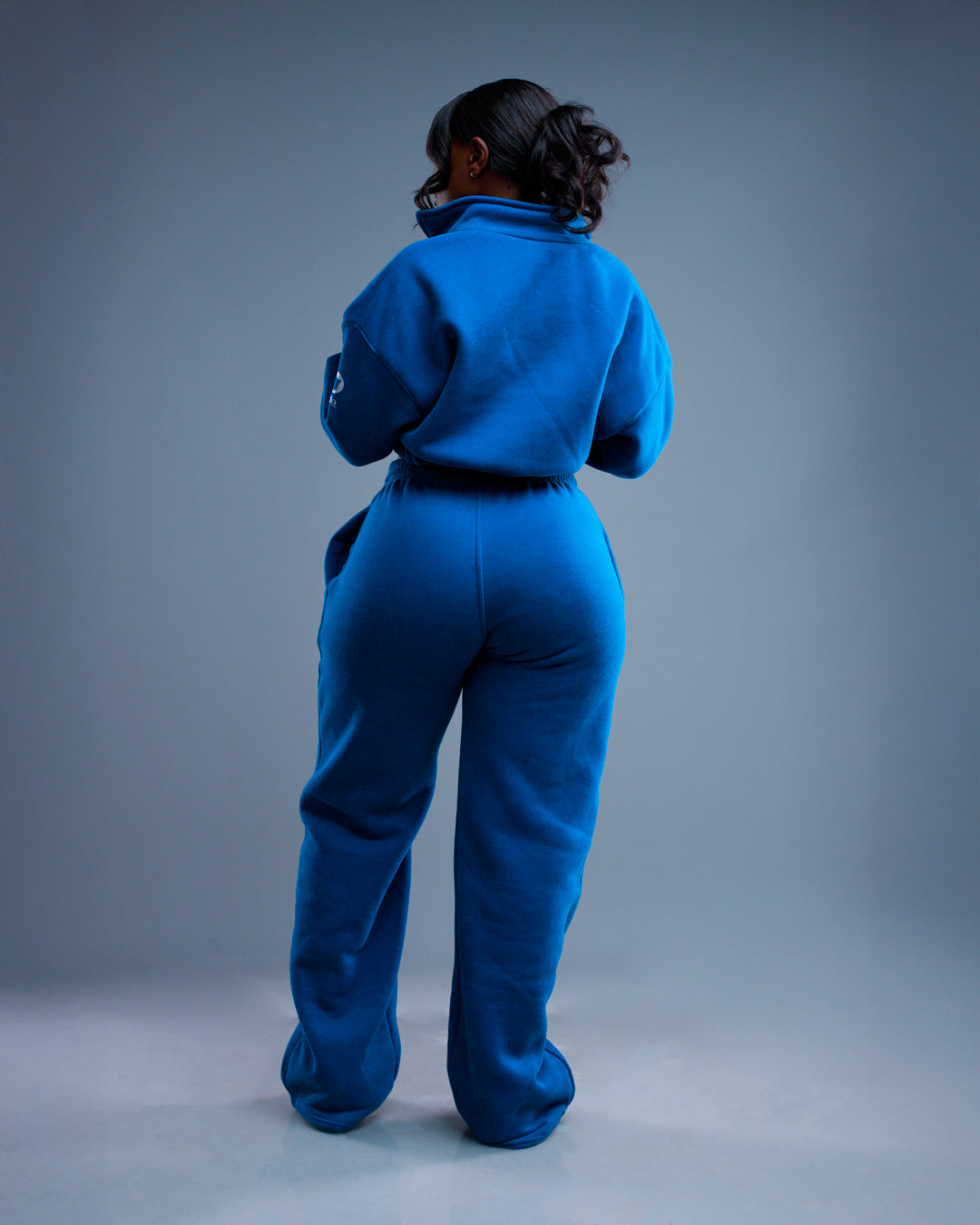 Cosy Pants – Teal Blue (Heavy Fabric) | Ready to Deliver