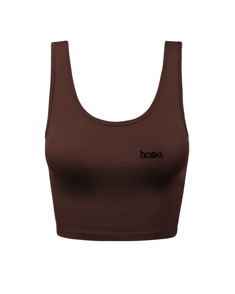 Cheeky Mushie Vest Top - Chocolate Brown