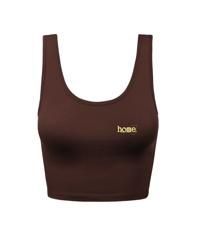 Cheeky Mushie Vest Top - Chocolate Brown