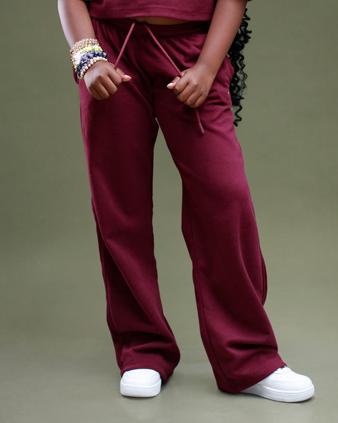 Kids Serene Pants – Claret